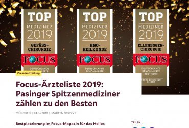 Focus-Ärzteliste 2019: Pasinger Spitzenmediziner zählen zu den Besten | Dr. Reza Ghotbi